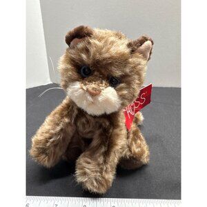 Russ Whiskers Brown Blue Eyes Plush Tiger Cat